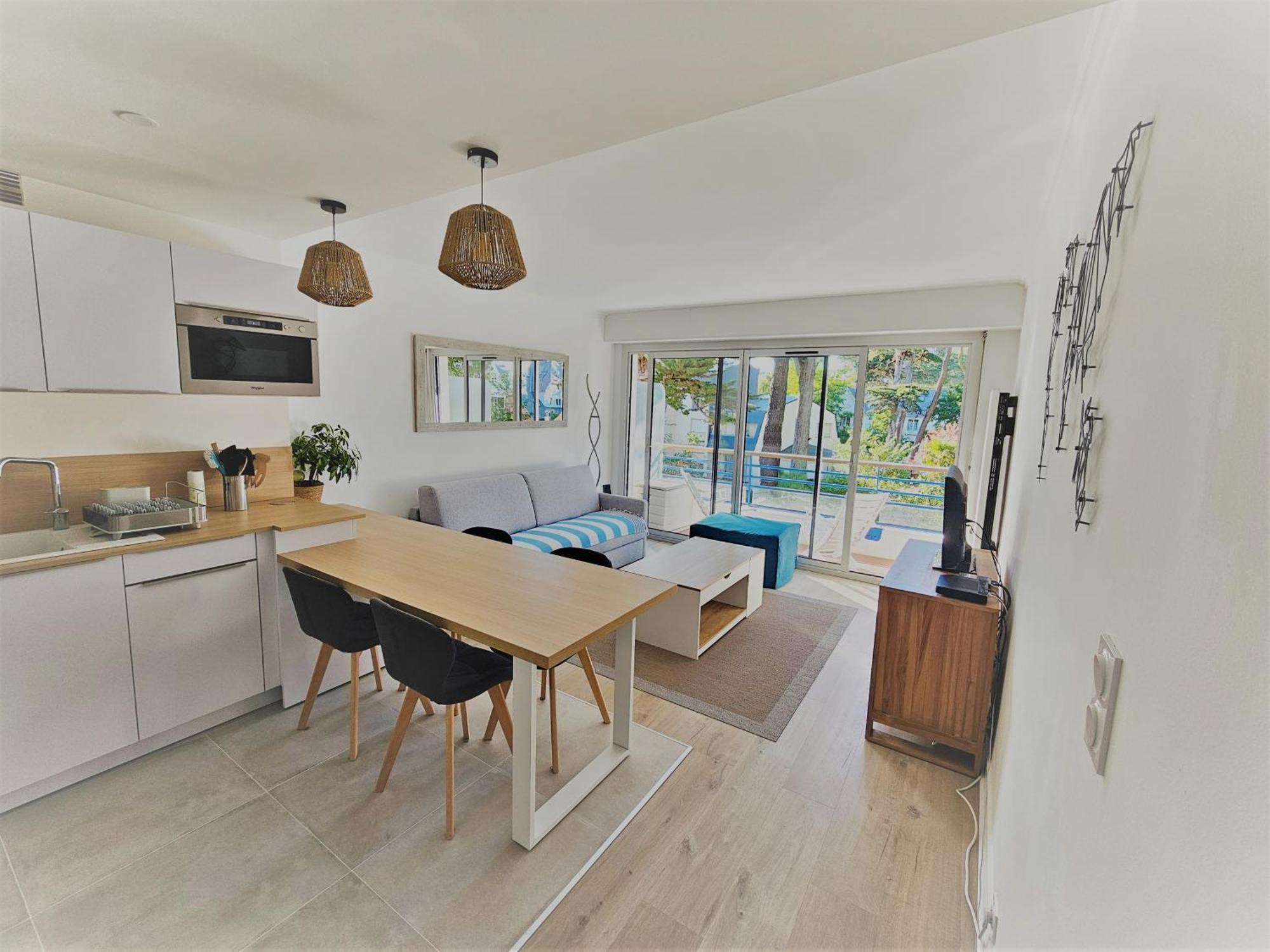 Le Capitole - Studio Plage Benoit Dans Residence Face Mer La Baule-Escoublac ภายนอก รูปภาพ